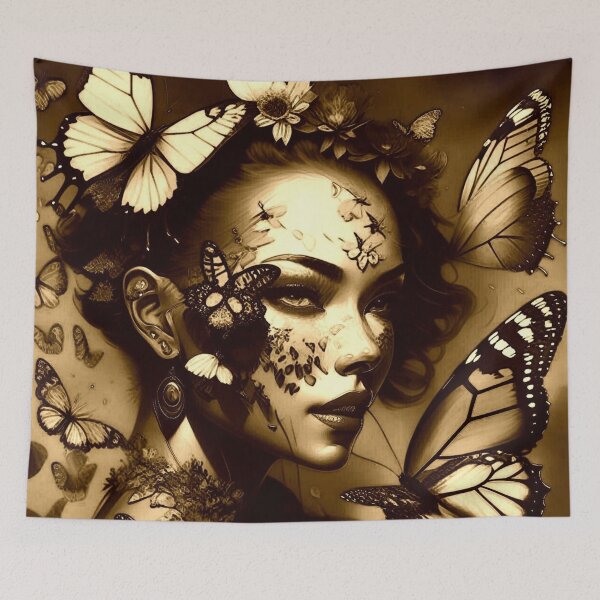 Item preview, Woman and Butterflies designed and sold by rhino715.