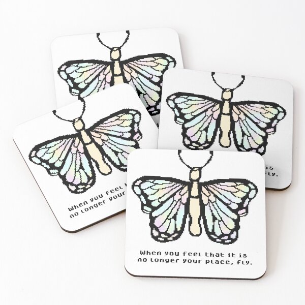Item preview, colorful butterfly pixel designed and sold by Dianaacs.