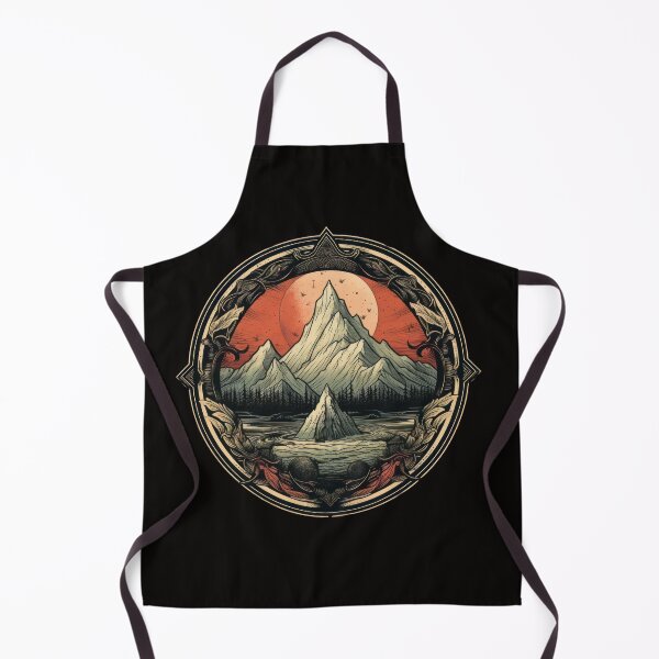 Item preview, Silver Mountains in Scarlet Sunset designed and sold by Belltwon.