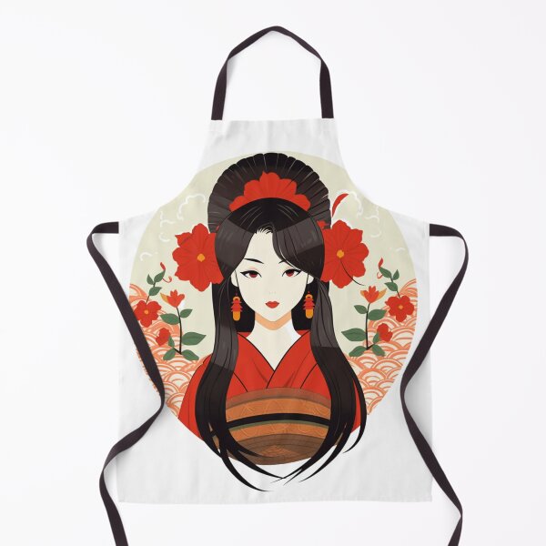 Item preview, Japanese geisha with flower garden designed and sold by Pflugart.