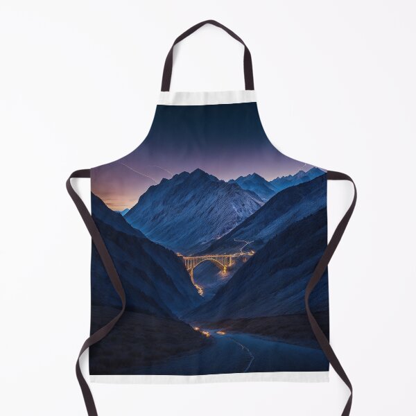 Item preview, Cable Wires Holding the Bridge Up and Connecting It to the Mountains on Either Side, Ai Generated Art designed and sold by AiGens.