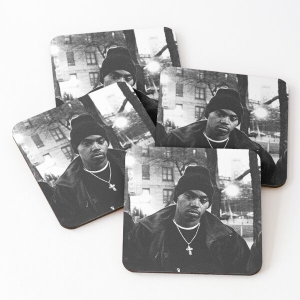 Item preview, Nasir Rapper Black And White designed and sold by TopThreadTrove.