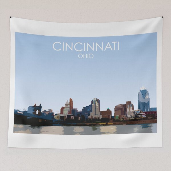 Item preview, Cincinnati, Ohio, USA, Print designed and sold by summattodraw.
