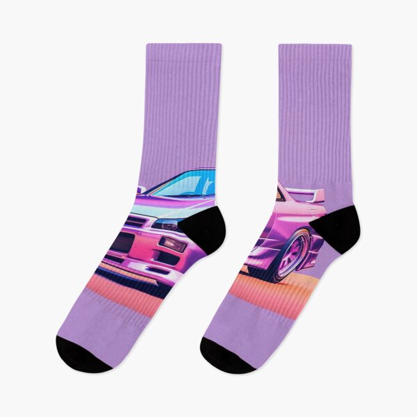 Item preview, Nissan Skyline GT-R R34 Vaporwave  designed and sold by hyderchristina.