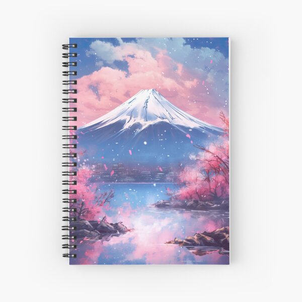 Aperçu de l'œuvre Japan Fuji Sakura River créée et vendue par AyrioArt.