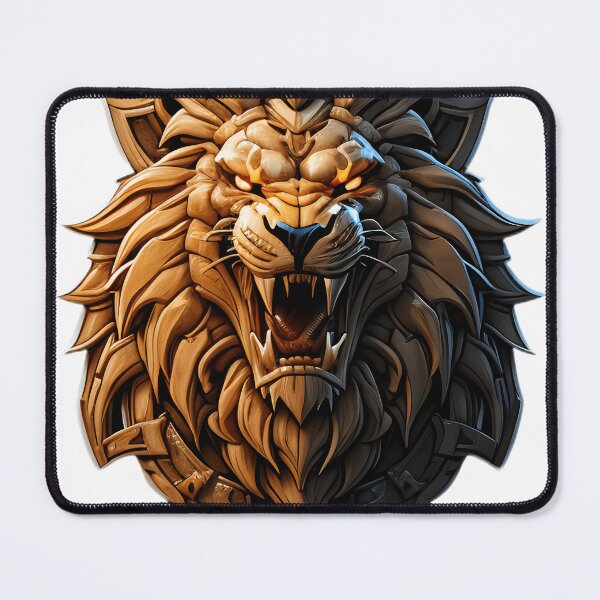 Item preview, angry lion designed and sold by gaahlKING2.