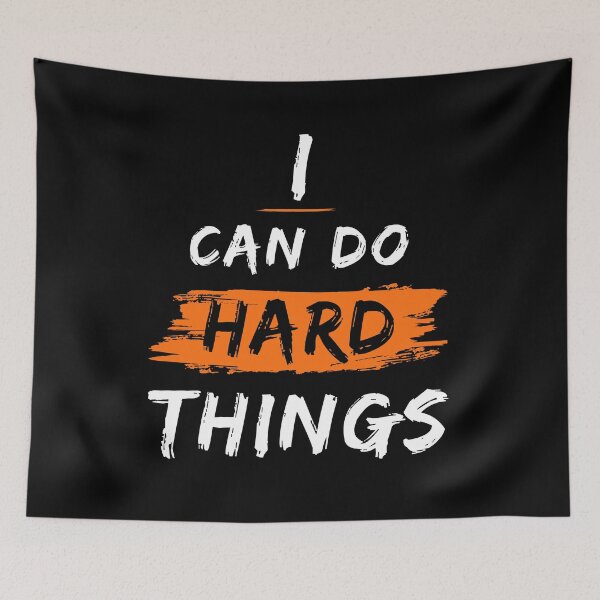 Item preview, I Can Do Hard Things designed and sold by supriyo-art.