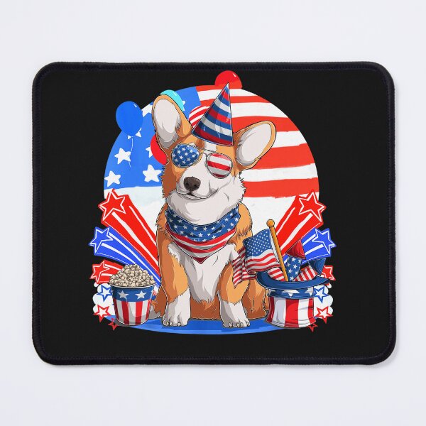 Item preview, Dog 4th of July Patriotic American Flag designed and sold by mainana78.