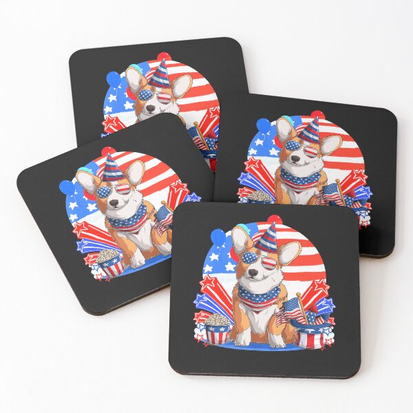 Item preview, Dog 4th of July Patriotic American Flag designed and sold by mainana78.