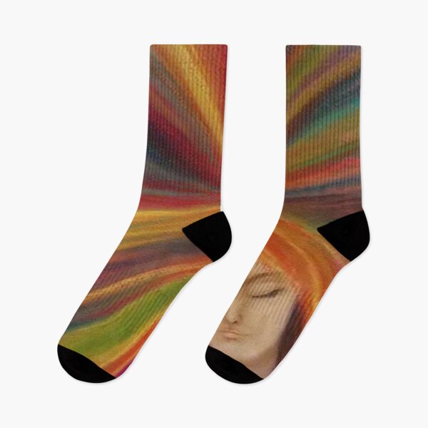 Item preview, Woman with Rainbow Hair designed and sold by LiszaB.