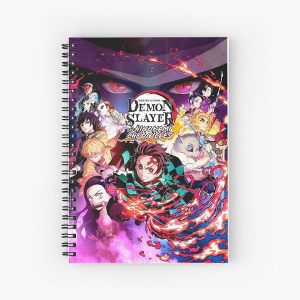 Demon Slayer Anime Notebook Zenitsu Nezuko Giyu Mitsuri Inosuke, FROST TEE