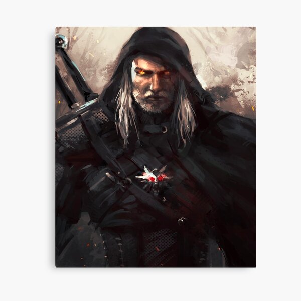Geralt of Rivia Canvas Print - The Witcher 3 Wild Hunt V Canvas