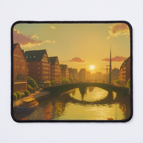 Item preview, FJP0106 - Moin Moin aus Hamburch (Hamburg City Illustration) designed and sold by Futuriddle.