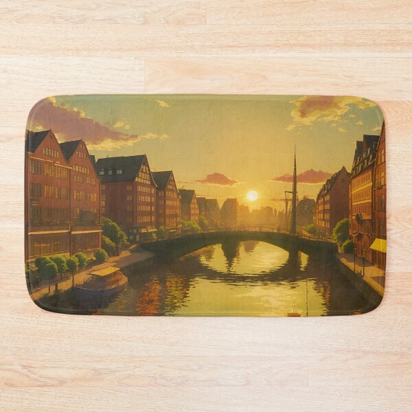 Item preview, FJP0106 - Moin Moin aus Hamburch (Hamburg City Illustration) designed and sold by Futuriddle.