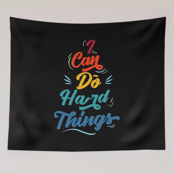 Item preview, I Can Do Hard Things designed and sold by supriyo-art.