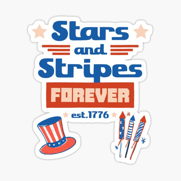 " Stars and Stripes" Sticker for Sale by southerndoll67 Redbubble