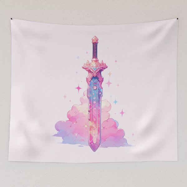 Artikelvorschau, Süßes Kawaii Pastell Excalibur Schwert entworfen und verkauft von PastelMagic.