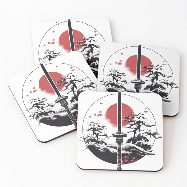 Item preview, Japanese landscape with katana designed and sold by Pflugart.