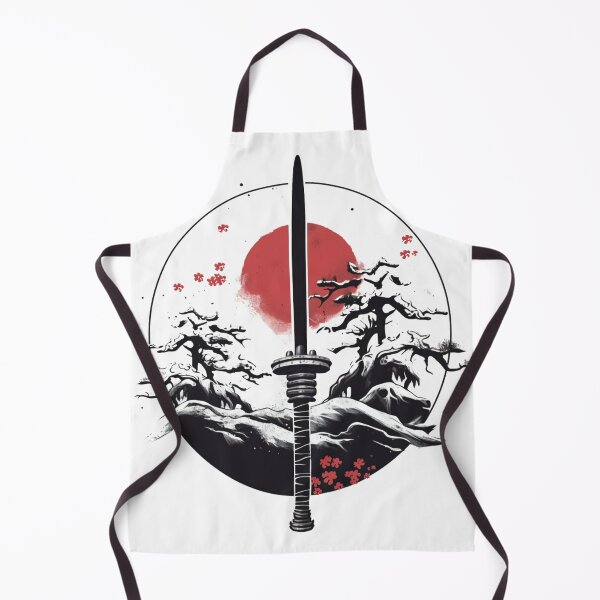 Item preview, Japanese landscape with katana designed and sold by Pflugart.