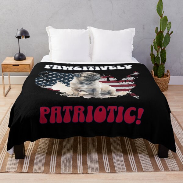 Item preview, 4th of July Independence Day Patriotic Pug Funny Design for Dog Lovers designed and sold by EndlessDoodles.