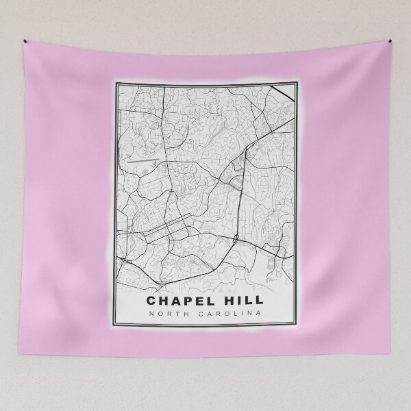 Item preview, Minimalist Chapel Hill Map designed and sold by Tamas Das.