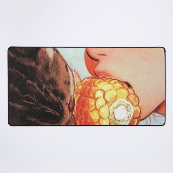 Item preview, Girl Eating Corn With Cat designed and sold by danielelsaney.