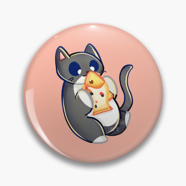 Item preview, Black Tuxedo Cat Playing With Koi Fish designed and sold by franzieart.