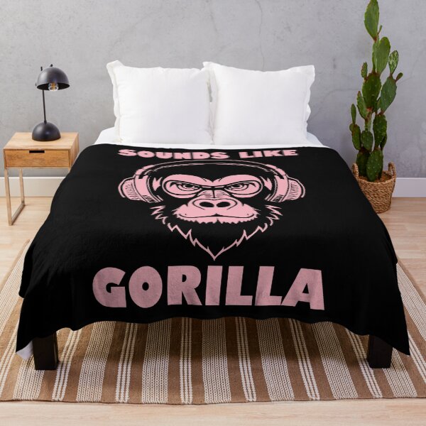 Aperçu de l'œuvre Gorilla Sound Rose Doux créée et vendue par Soulemotion.