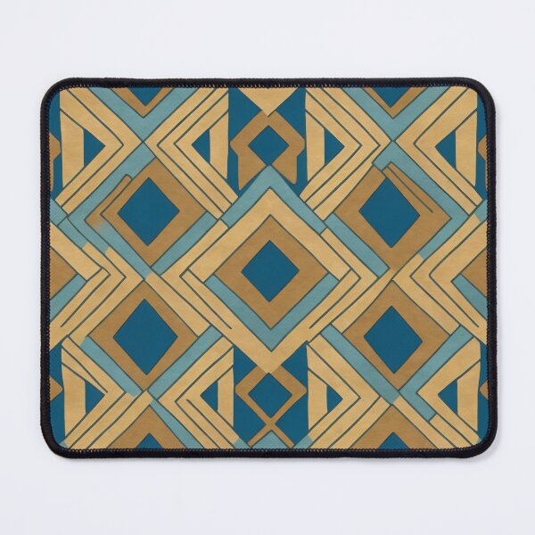 Item preview, Geometric Batik-Inspired Tile - Fusion of Art and Pattern Design designed and sold by cocomikozza.