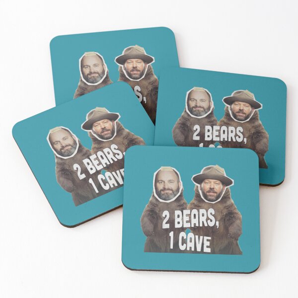 Item preview, 2 bears 1 cave funny gift Sticker  designed and sold by yayayoyog.