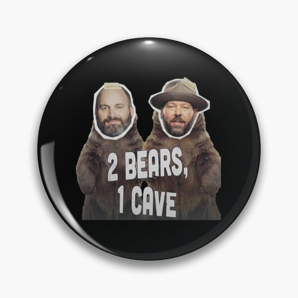 Item preview, 2 bears 1 cave funny gift Sticker  designed and sold by yayayoyog.