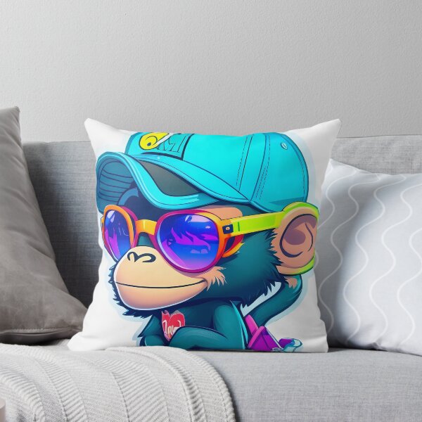 Item preview, Cute Neon Monkey designed and sold by Crazy4Graphics.