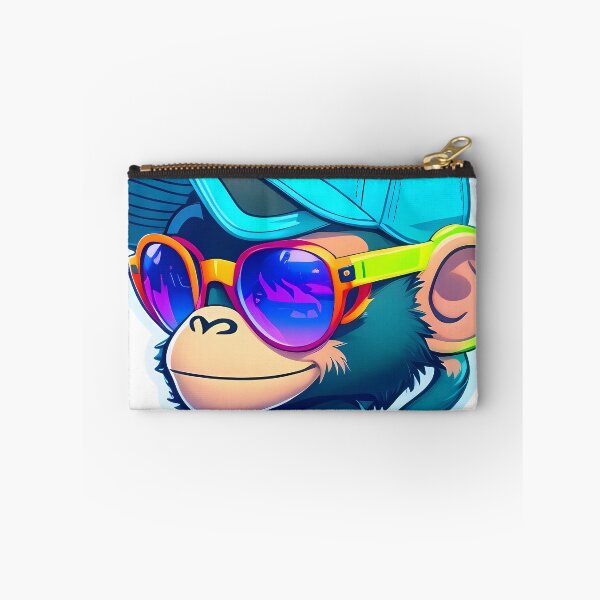 Artikelvorschau, Niedlicher Neon-Affe entworfen und verkauft von Crazy4Graphics.