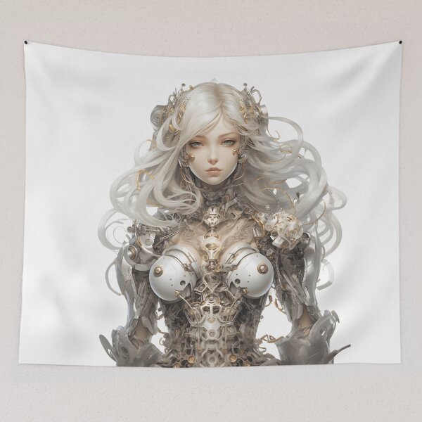 Item preview, Futuristic AI Protector designed and sold by aigcx.