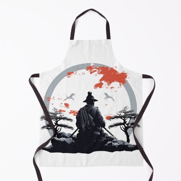 Item preview, Japanese landscape with samurai designed and sold by Pflugart.