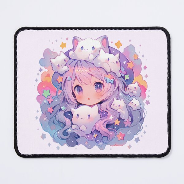 Item preview, Cute Kawaii Pastel Kitty Witch designed and sold by PastelMagic.