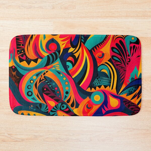 Item preview, Bold color-clash pattern designed and sold by miss-keysmash.
