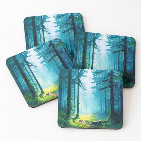 Item preview, A path in the woods designed and sold by RedCosmos-.