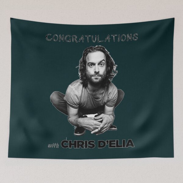 Item preview, Official Chris D'elia Congratulations Podcast Sticker  designed and sold by yayayoyog.