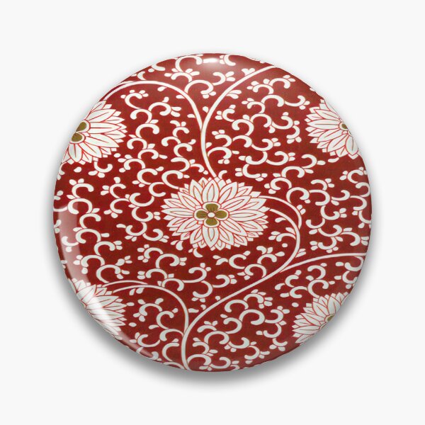 Item preview, Chinese Red Floral Pattern By Owen Jones designed and sold by Tamas Das.