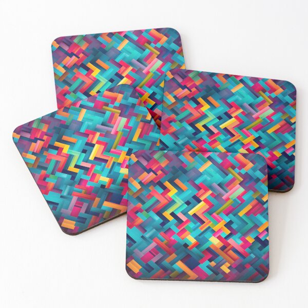 Item preview, Bold color-clash pattern designed and sold by miss-keysmash.