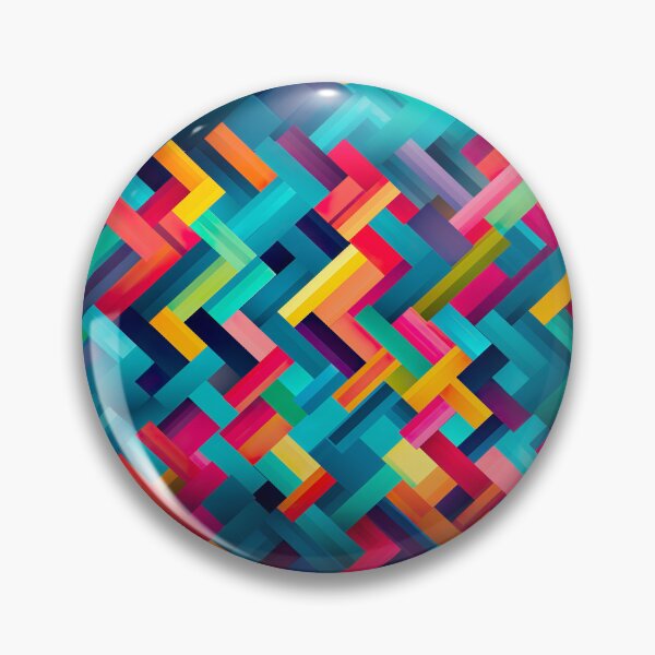 Item preview, Bold color-clash pattern designed and sold by miss-keysmash.