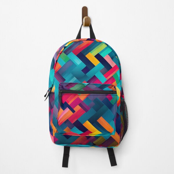 Item preview, Bold color-clash pattern designed and sold by miss-keysmash.