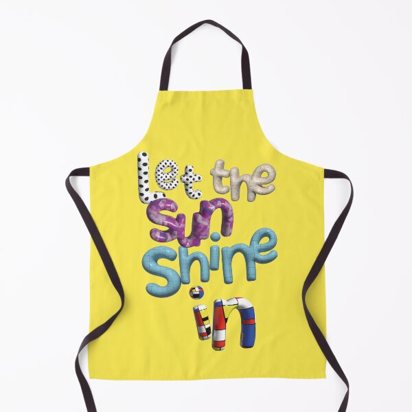 Item preview, Let the sun shine in, colorful 3D letters, motivation designed and sold by utaart.