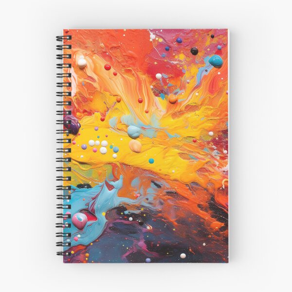 Item preview, An abstract painting filled with vibrant colors, swirls, and bold brushstrokes designed and sold by Gabi.Media.