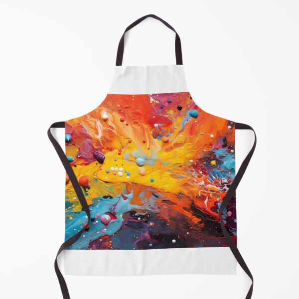 Item preview, An abstract painting filled with vibrant colors, swirls, and bold brushstrokes designed and sold by Gabi.Media.