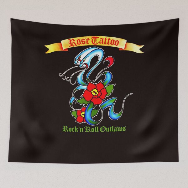 Item preview, Art 03 Rose Tattoo rock and roll outlaws designed and sold by KatieAutre.