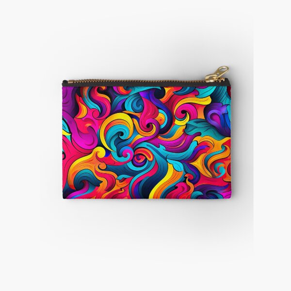 Item preview, Bold color-clash pattern - swirls designed and sold by miss-keysmash.