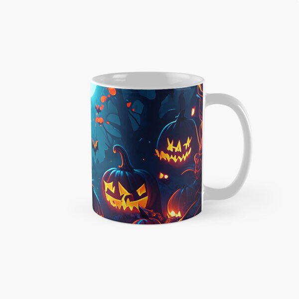 Item preview, Enchanted full moon night: glowing pumpkins in the forest designed and sold by byaz3.