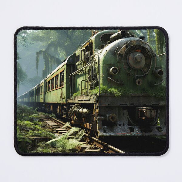 Item preview, Abandoned train in the tropical forest designed and sold by Gabi.Media.